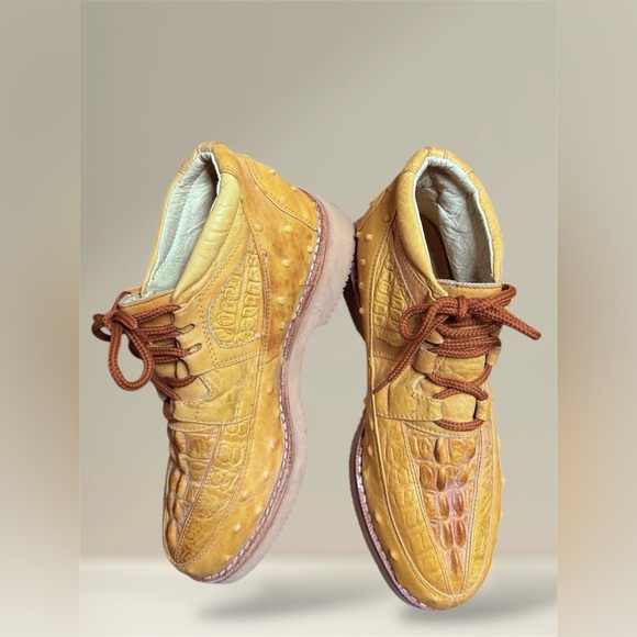 Diegos Shoes - Unisex Crocodile/Ostrich Leather Lightweight and Comfy Shoes